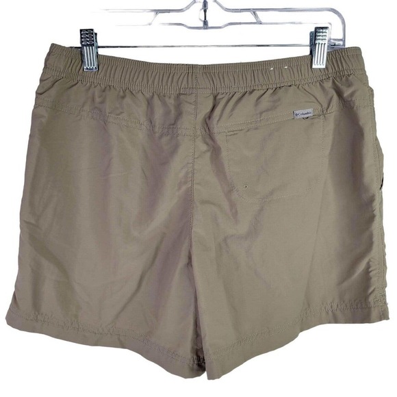 Columbia Women's Shorts Medium Khaki Tie-Front Nylon Hiking Outdoor - Picture 3 of 10